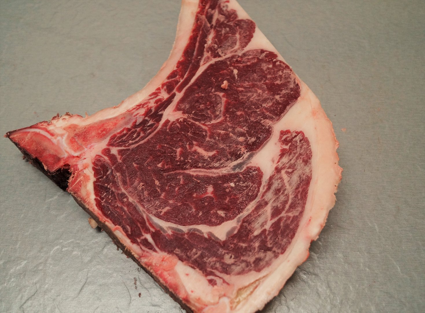 Rib-Eye-Steak, Hohe Rippe Steak Dry Aged
